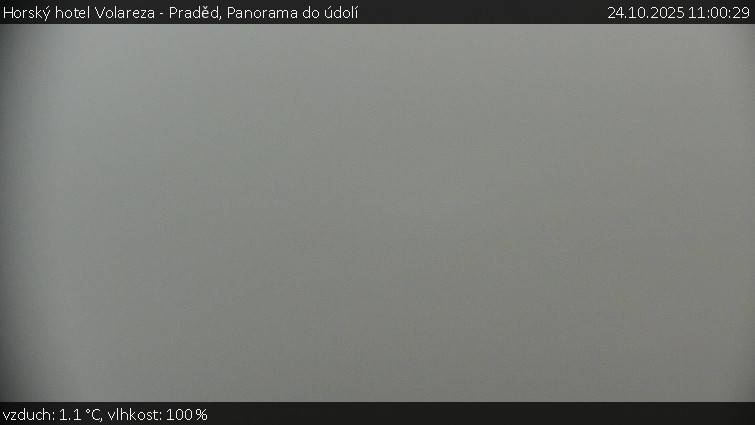 Horský hotel Volareza - Praděd - Panorama do údolí - 24.10.2025 v 11:00 Horský hotel Volareza - Praděd - Panorama do údolí - 24.10.2025 v 11:00