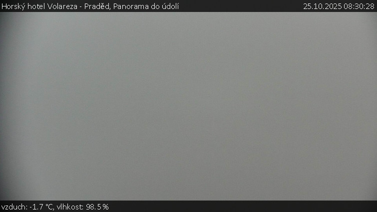 Horský hotel Volareza - Praděd - Panorama do údolí - 25.10.2025 v 08:30 Horský hotel Volareza - Praděd - Panorama do údolí - 25.10.2025 v 08:30
