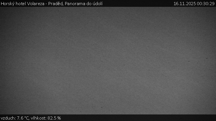 Horský hotel Volareza - Praděd - Panorama do údolí - 16.11.2025 v 00:30