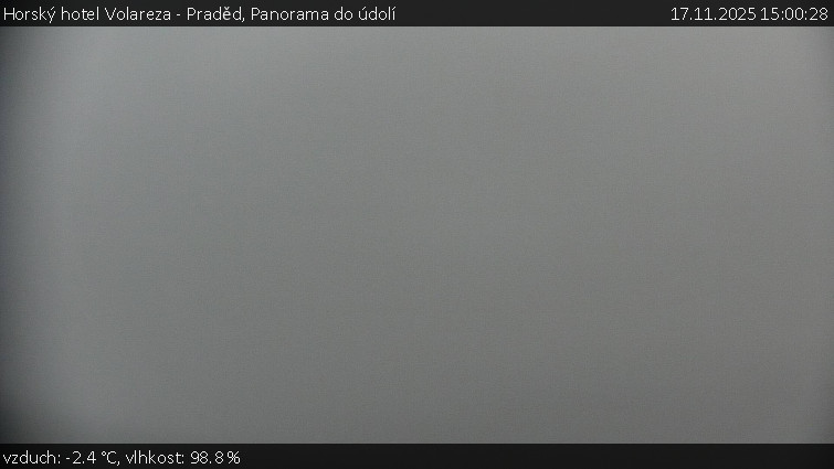 Horský hotel Volareza - Praděd - Panorama do údolí - 17.11.2025 v 15:00