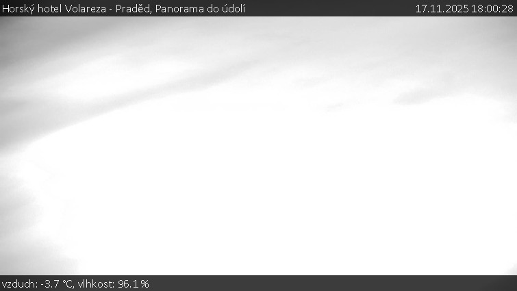 Horský hotel Volareza - Praděd - Panorama do údolí - 17.11.2025 v 18:00