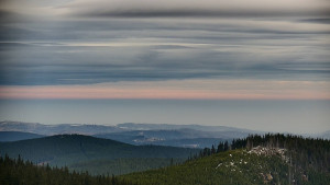 Horský hotel Volareza - Praděd - Panorama do údolí - 3.12.2025 v 11:30