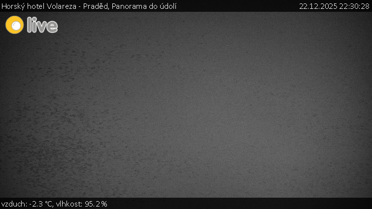 Horský hotel Volareza - Praděd - Panorama do údolí - 22.12.2025 v 22:30
