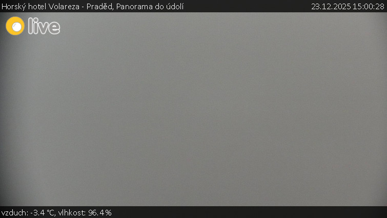Horský hotel Volareza - Praděd - Panorama do údolí - 23.12.2025 v 15:00