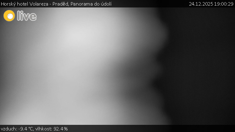 Horský hotel Volareza - Praděd - Panorama do údolí - 24.12.2025 v 19:00