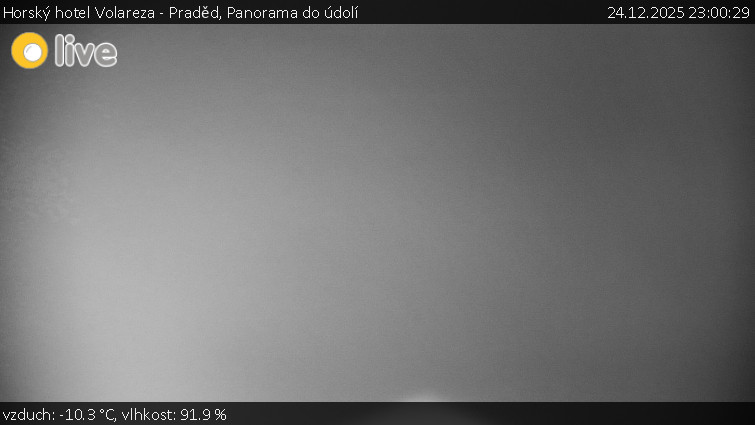 Horský hotel Volareza - Praděd - Panorama do údolí - 24.12.2025 v 23:00