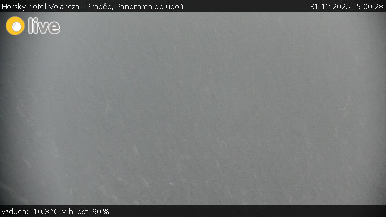 Horský hotel Volareza - Praděd - Panorama do údolí - 31.12.2025 v 15:00