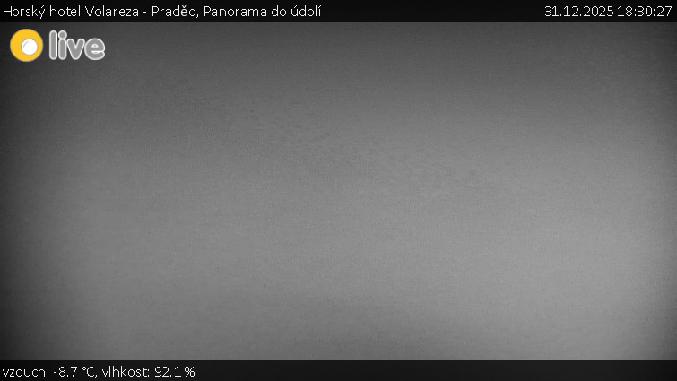 Horský hotel Volareza - Praděd - Panorama do údolí - 31.12.2025 v 18:30