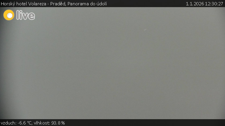 Horský hotel Volareza - Praděd - Panorama do údolí - 1.1.2026 v 12:30