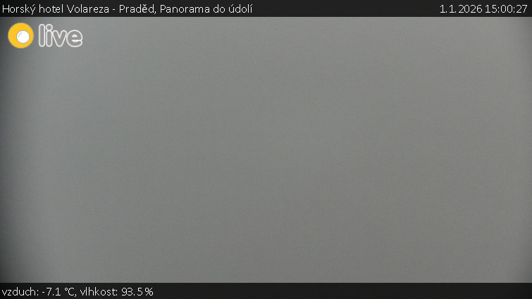Horský hotel Volareza - Praděd - Panorama do údolí - 1.1.2026 v 15:00