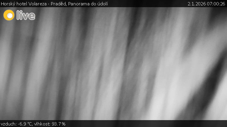 Horský hotel Volareza - Praděd - Panorama do údolí - 2.1.2026 v 07:00