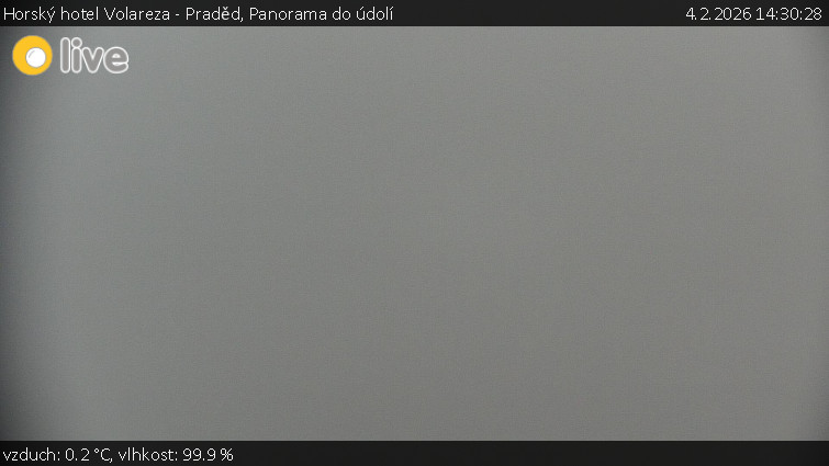 Horský hotel Volareza - Praděd - Panorama do údolí - 4.2.2026 v 14:30