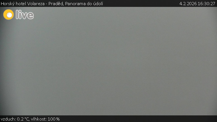 Horský hotel Volareza - Praděd - Panorama do údolí - 4.2.2026 v 16:30