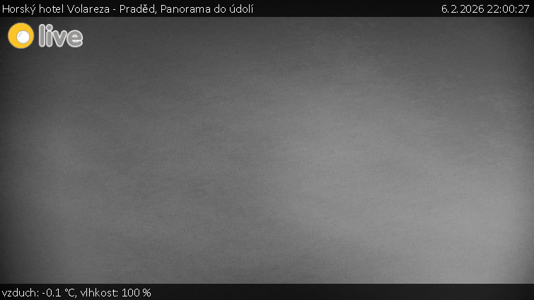 Horský hotel Volareza - Praděd - Panorama do údolí - 6.2.2026 v 22:00