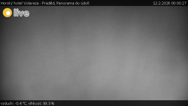 Horský hotel Volareza - Praděd - Panorama do údolí - 12.2.2026 v 00:00