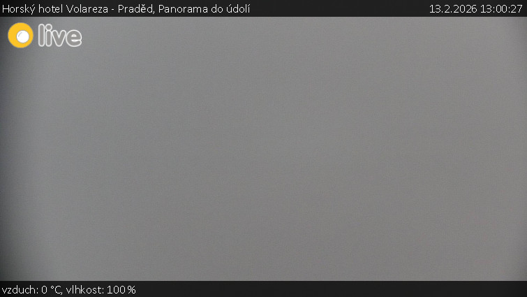Horský hotel Volareza - Praděd - Panorama do údolí - 13.2.2026 v 13:00