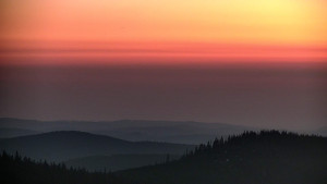 Horský hotel Volareza - Praděd - Panorama do údolí - 4.3.2026 v 06:00