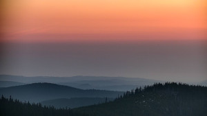 Horský hotel Volareza - Praděd - Panorama do údolí - 4.3.2026 v 06:30