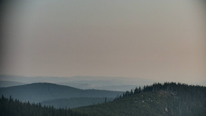 Horský hotel Volareza - Praděd - Panorama do údolí - 4.3.2026 v 09:00