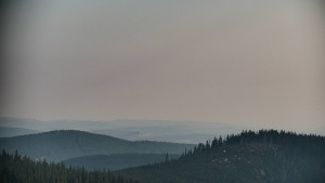 Horský hotel Volareza - Praděd - Panorama do údolí - 4.3.2026 v 09:30
