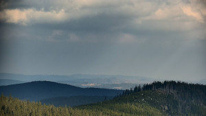 Horský hotel Volareza - Praděd - Panorama do údolí - 4.3.2026 v 13:00