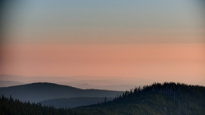 Horský hotel Volareza - Praděd - Panorama do údolí - 7.3.2026 v 07:00