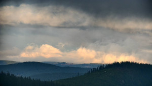 Horský hotel Volareza - Praděd - Panorama do údolí - 12.3.2026 v 17:00