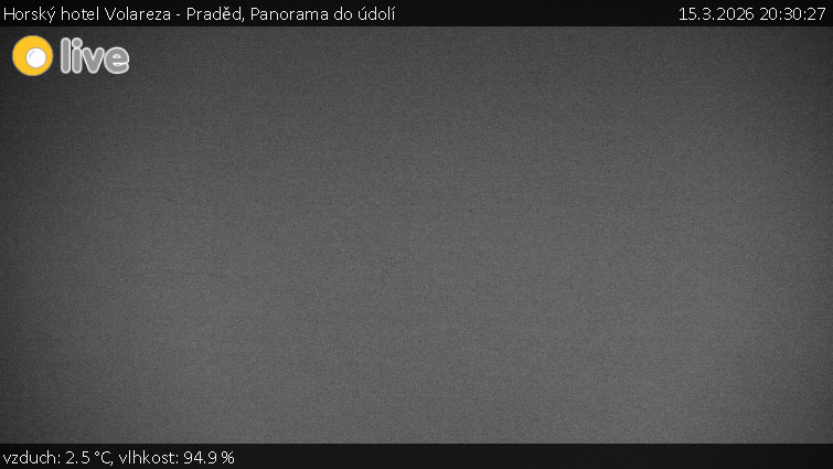 Horský hotel Volareza - Praděd - Panorama do údolí - 15.3.2026 v 20:30
