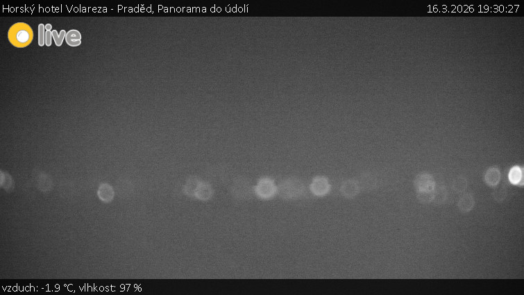 Horský hotel Volareza - Praděd - Panorama do údolí - 16.3.2026 v 19:30