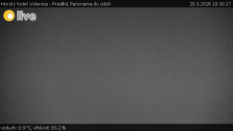 Horský hotel Volareza - Praděd - Panorama do údolí - 20.3.2026 v 19:30