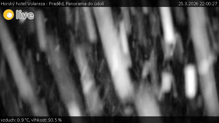 Horský hotel Volareza - Praděd - Panorama do údolí - 25.3.2026 v 22:00