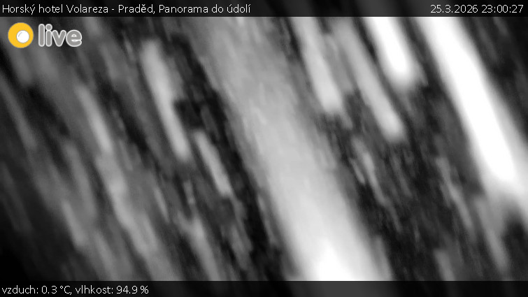 Horský hotel Volareza - Praděd - Panorama do údolí - 25.3.2026 v 23:00