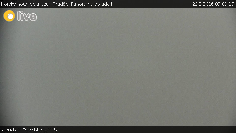 Horský hotel Volareza - Praděd - Panorama do údolí - 29.3.2026 v 07:00