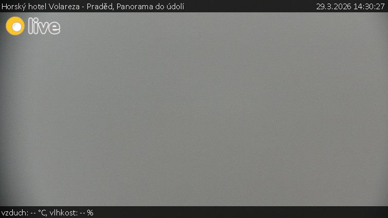 Horský hotel Volareza - Praděd - Panorama do údolí - 29.3.2026 v 14:30