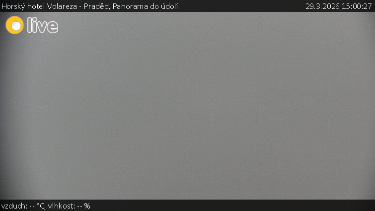 Horský hotel Volareza - Praděd - Panorama do údolí - 29.3.2026 v 15:00