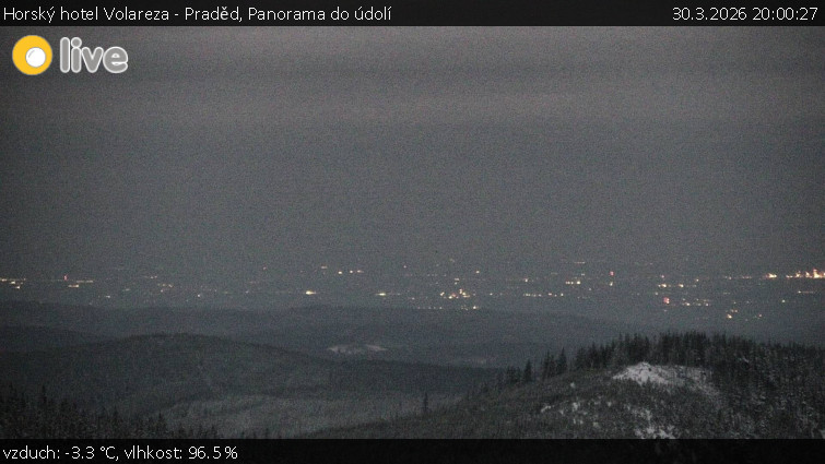 Horský hotel Volareza - Praděd - Panorama do údolí - 30.3.2026 v 20:00