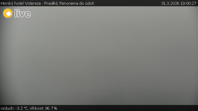 Horský hotel Volareza - Praděd - Panorama do údolí - 31.3.2026 v 19:00