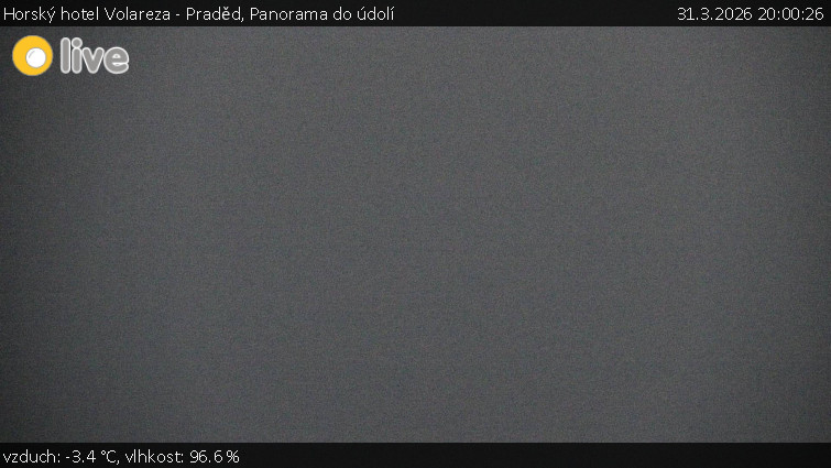 Horský hotel Volareza - Praděd - Panorama do údolí - 31.3.2026 v 20:00