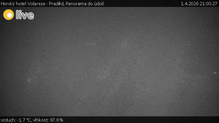 Horský hotel Volareza - Praděd - Panorama do údolí - 1.4.2026 v 21:00