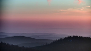 Horský hotel Volareza - Praděd - Panorama do údolí - 5.4.2026 v 06:30