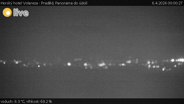Horský hotel Volareza - Praděd - Panorama do údolí - 6.4.2026 v 00:00