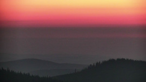 Horský hotel Volareza - Praděd - Panorama do údolí - 10.4.2026 v 05:30