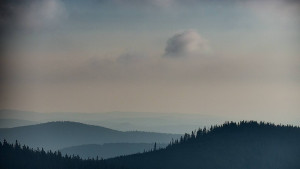Horský hotel Volareza - Praděd - Panorama do údolí - 10.4.2026 v 07:30