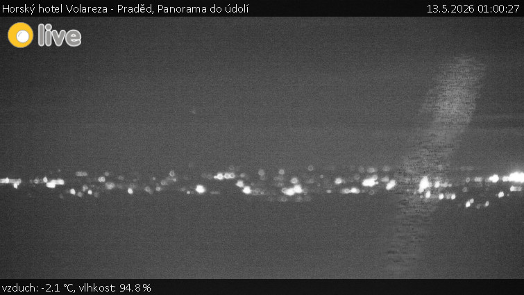 Horský hotel Volareza - Praděd - Panorama do údolí - 13.5.2026 v 01:00