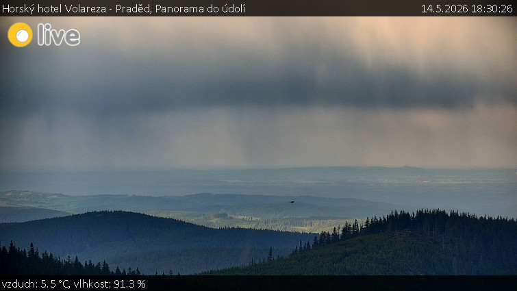 Horský hotel Volareza - Praděd - Panorama do údolí - 14.5.2026 v 18:30