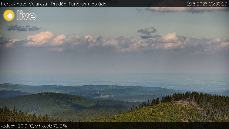 Horský hotel Volareza - Praděd - Panorama do údolí - 19.5.2026 v 13:30