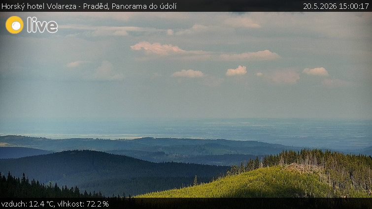 Horský hotel Volareza - Praděd - Panorama do údolí - 20.5.2026 v 15:00