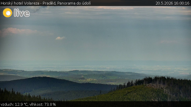 Horský hotel Volareza - Praděd - Panorama do údolí - 20.5.2026 v 16:00