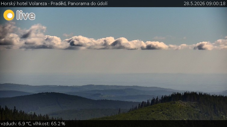 Horský hotel Volareza - Praděd - Panorama do údolí - 28.5.2026 v 09:00