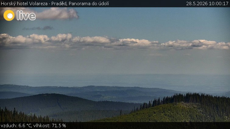 Horský hotel Volareza - Praděd - Panorama do údolí - 28.5.2026 v 10:00